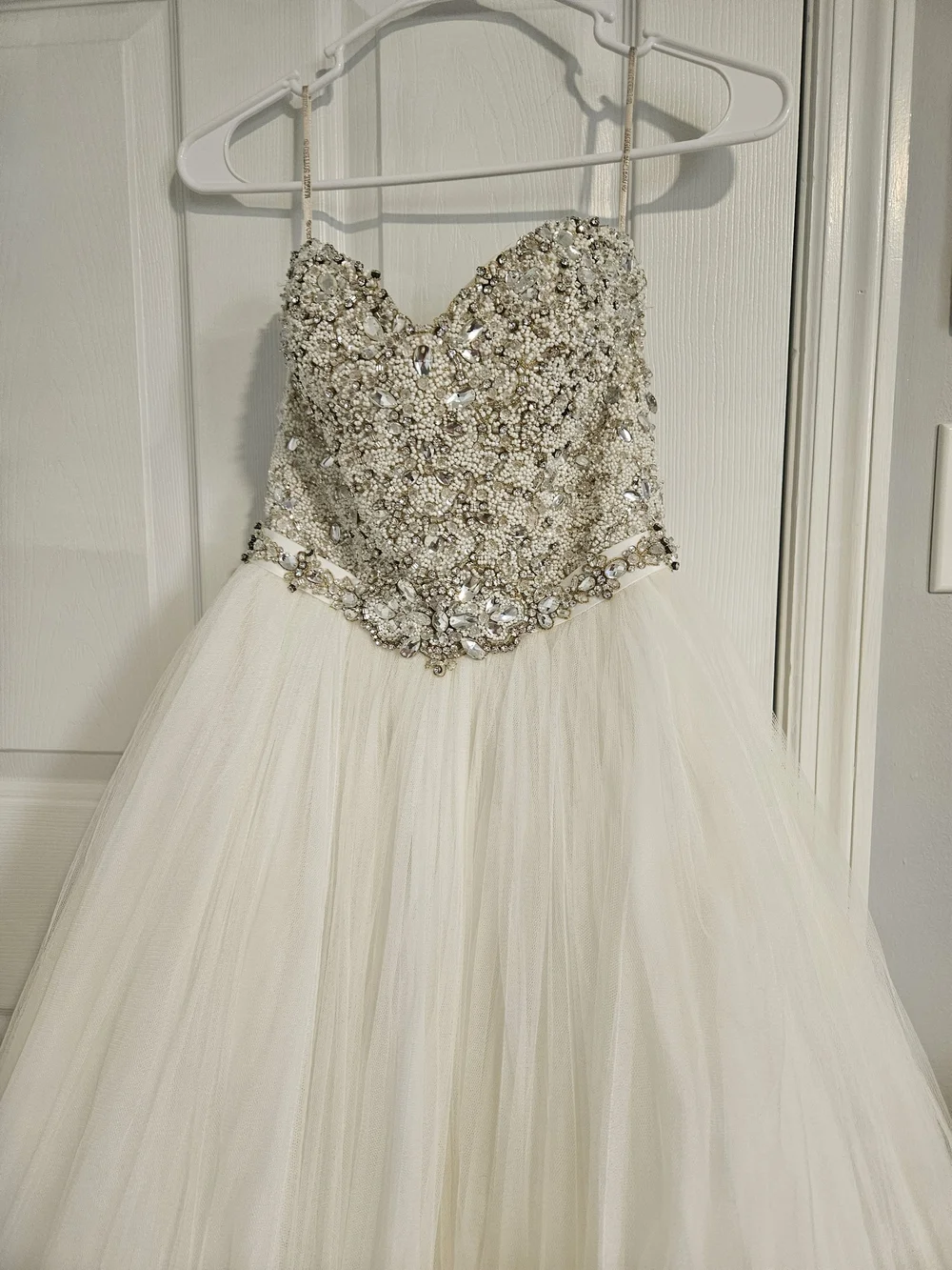 Maggie Sottero Wedding Strapless Beaded Ball Gown - Picture 3 of 12